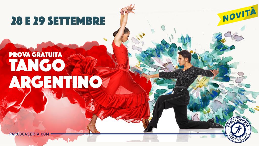Dino & Dina al Parco Caserta Sport Village, lezioni gratuite di tango argentino