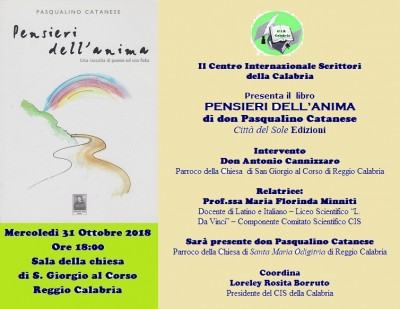 Foto manifesto - Pensieri dell'anima di don Pasqualino Catanese
