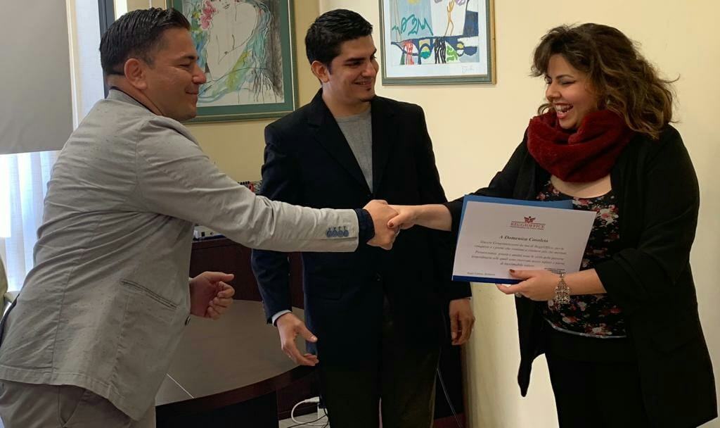 ReggiOffice premia l’artista internazionale reggina Domenica Cosoleto