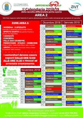 CALENDARIO AREA 2