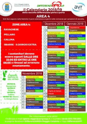 CALENDARIO AREA 4
