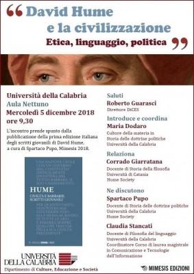 David Hume e la civilizzazione - Locandina