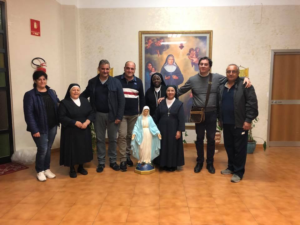 L’Ass. Fidelitas restaura la statua della Madonna