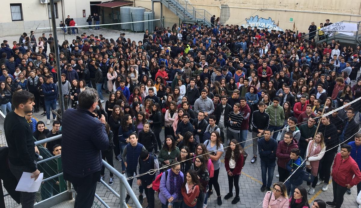 Santoro Con Gli Studenti Del Piria