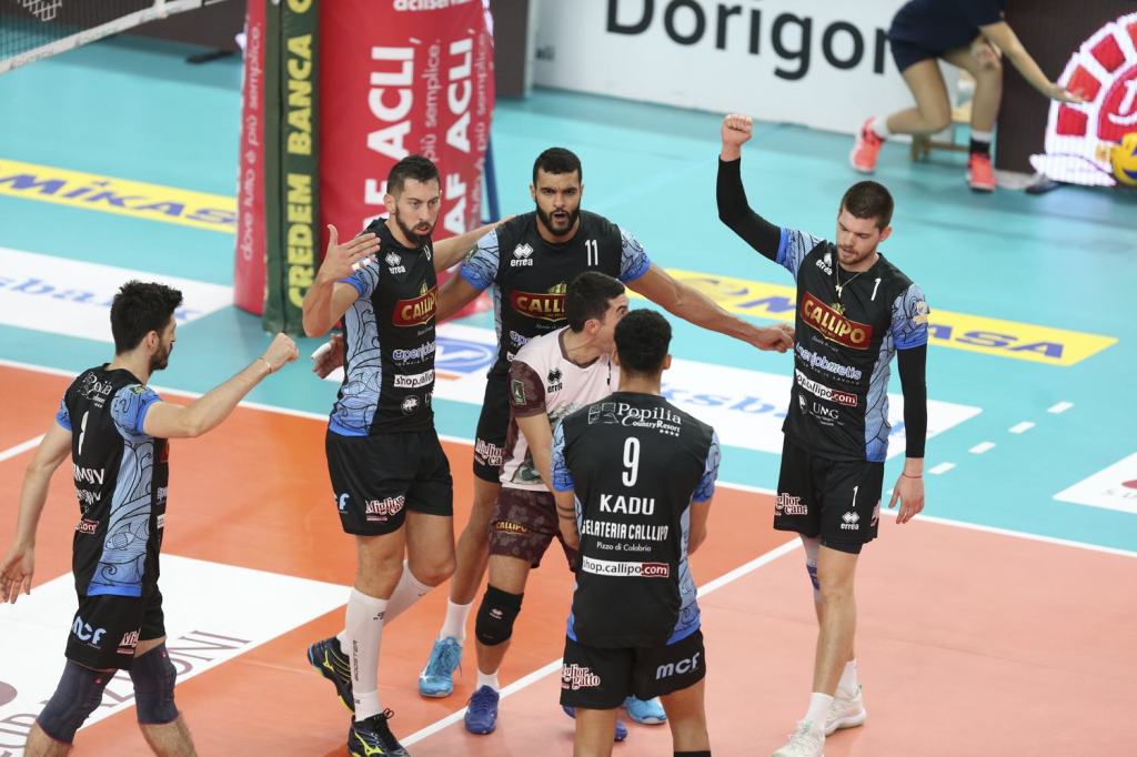 Volley – La Tonno Callipo si inchina ai pluridecorati gialloblu di Trento
