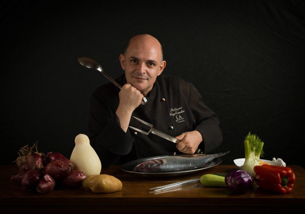 Lo chef reggino Filippo Cogliandro a MonteCarlo dal Principe Alberto di Monaco