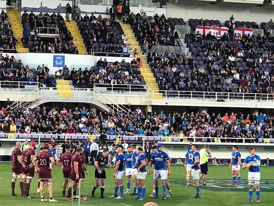Rugby – L’Italia batte la Georgia, presente l’associazione Georgia in Calabria