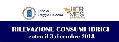 locandina rilevazione consumi idrici