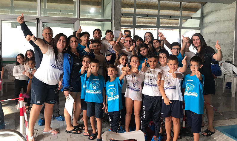 Nuoto, prima uscita per l’A.S.D. Andrea Maria