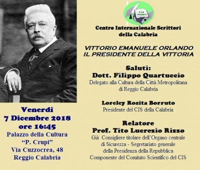 Foto manifesto - Vittorio Emanuele Orlando