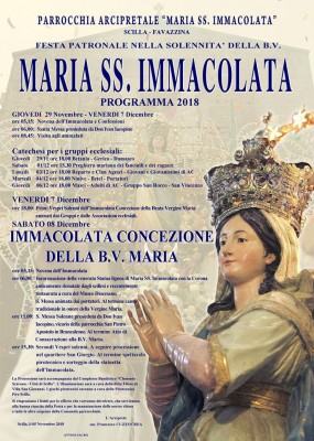 IMMACOLATA 2018