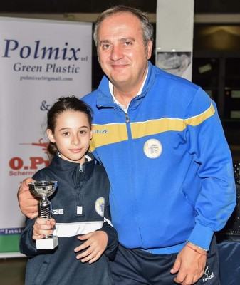 Il maestro Costanzo con Gloria Davoli