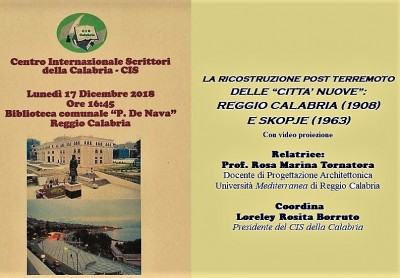 foto manifesto - La ricostruzione post terremoto, le città nuove