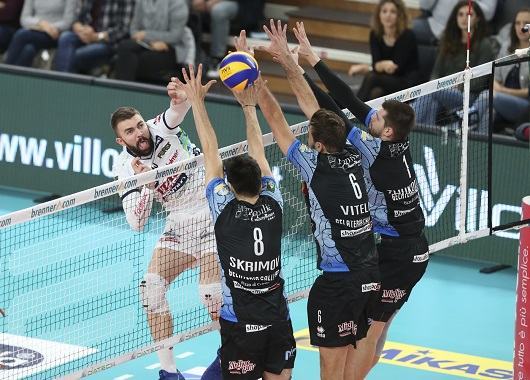 SuperLega Credem Banca: grande sfida al PalaValentia contro i Campioni del Mondo dell’Itas Trentino