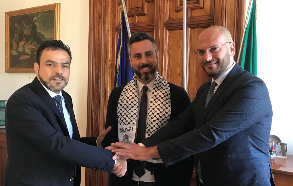 Reggio accoglie l’Istituto Nazionale Azzuro e il Cons. dell’Ambasciata di Palestina