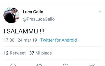 Luca Gallo Tweet Reggina