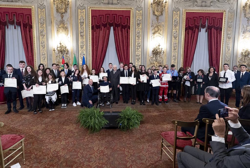 Sant’Eufemia, i complimenti al giovane reggino nominato “Alfiere della Repubblica”