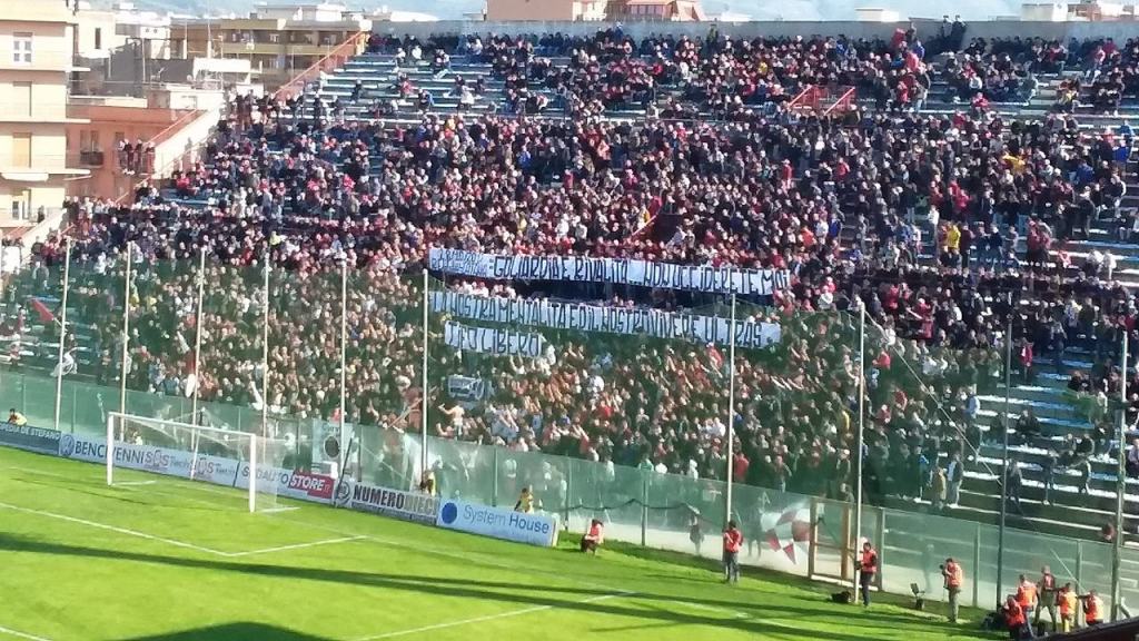 Reggina-Sicula Leonzio: ecco il dato riguardante i biglietti non definitivo