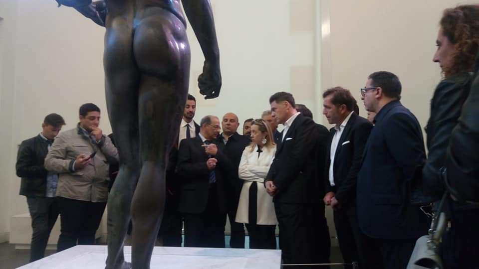 Giorgia Meloni in visita al MArRC: “Non pensavo fosse così bello”