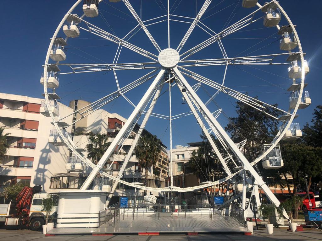 Inaugurazione ruota panoramica, la proprietà: “E’ davvero il chilometro più bello d’Italia”
