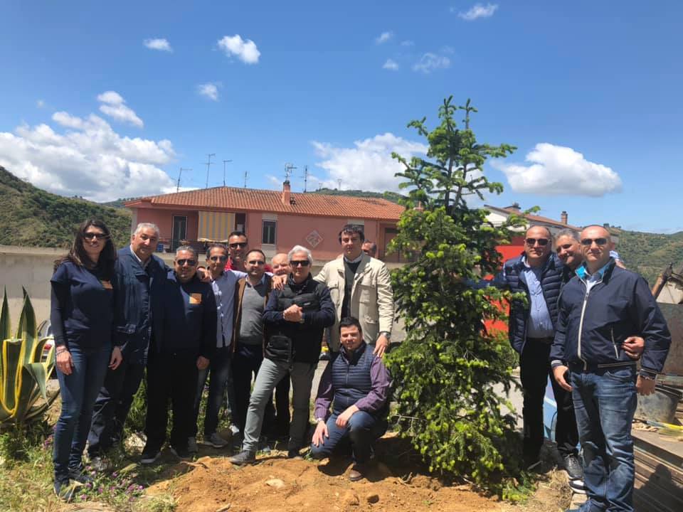 Corigliano, la Fidelitas dona un abete al centro storico