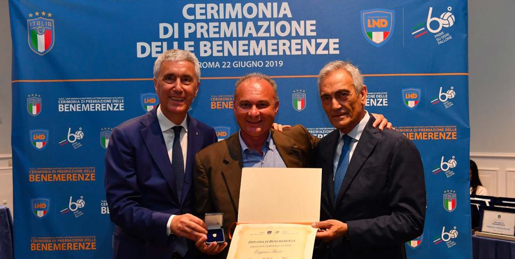Reggina: Benemerenze sportive, premiato Ennio Russo