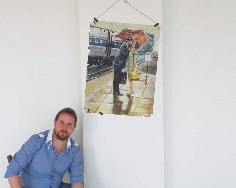 La stazione di S. Caterina si arricchisce di nuove opere del Maestro Allegra