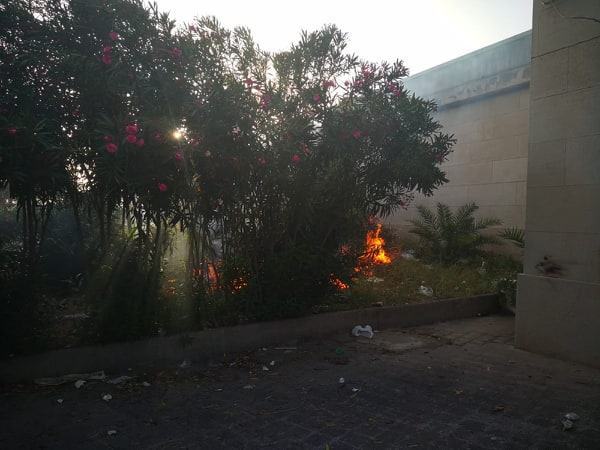 Incendio al cimitero vecchio di Condera, Vigili del Fuoco attualmente senza mezzi