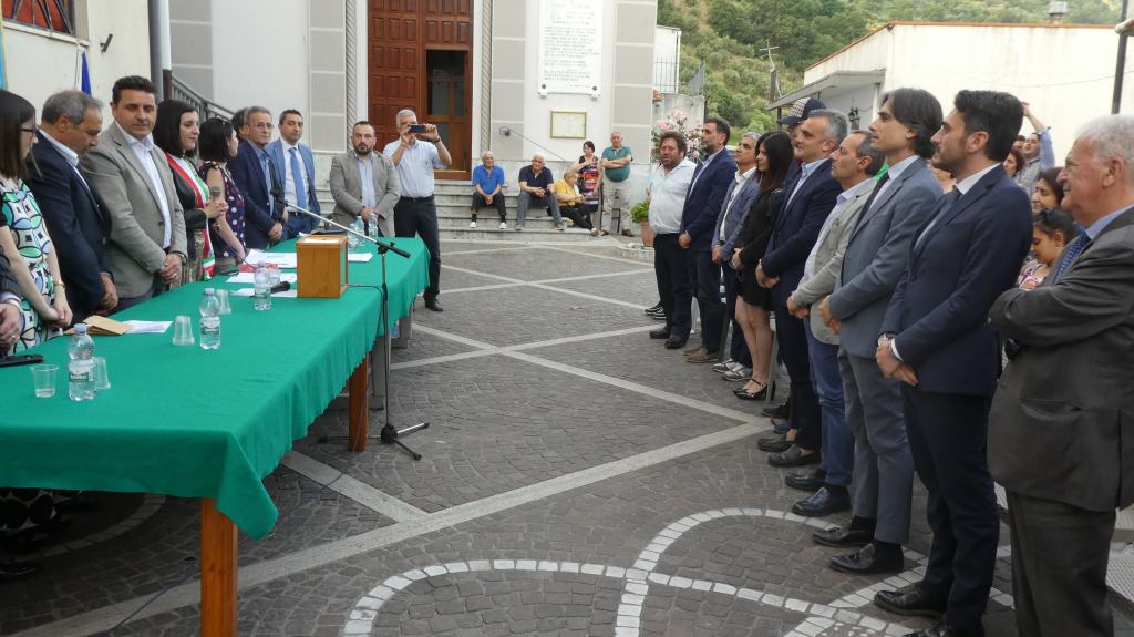 Insediamento consiglio Cardeto, Falcomatà: “In bocca al lupo al sindaco più giovane” – FOTO