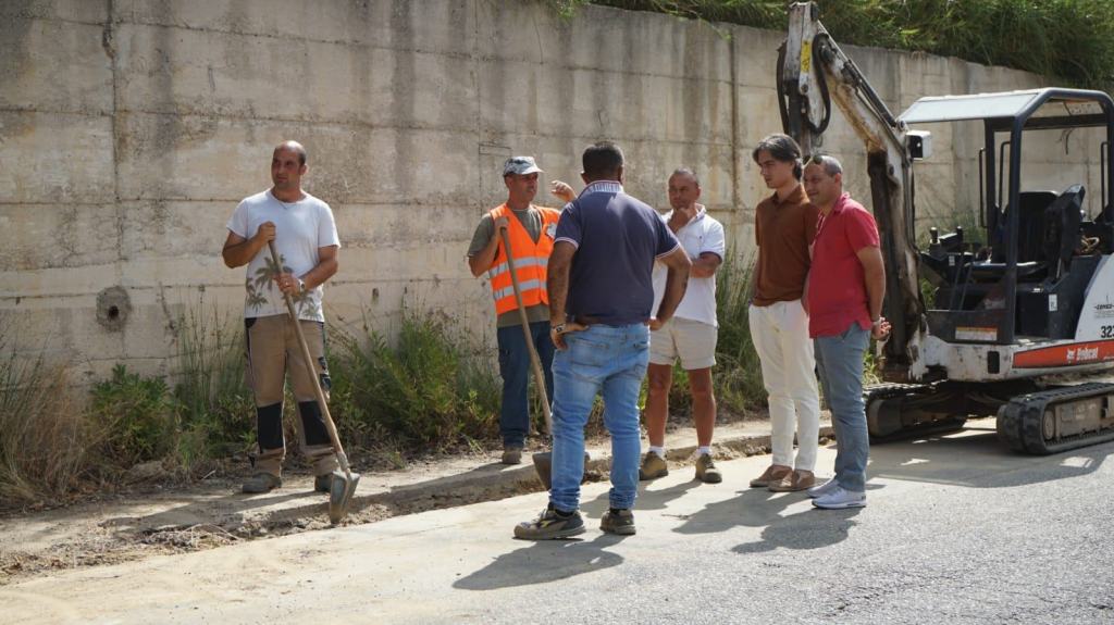 Cantieri di Mosorrofa, il sopralluogo del sindaco Falcomatà: “Lavori quasi ultimati”