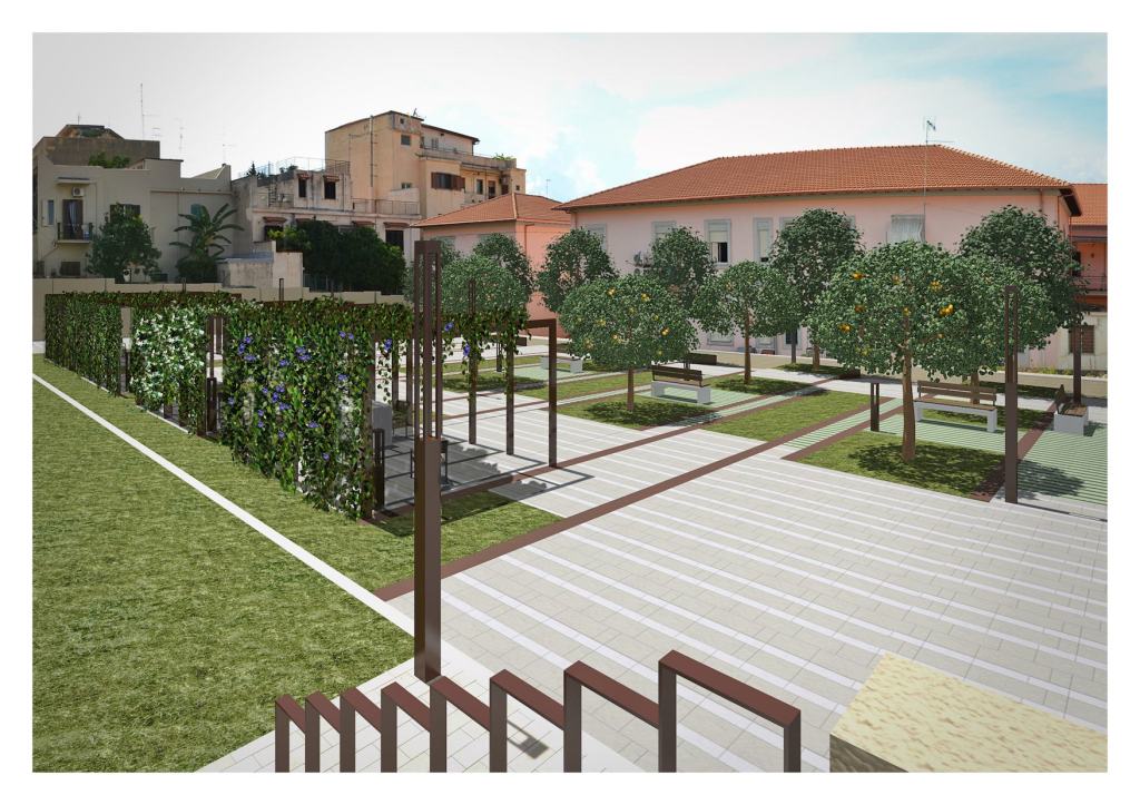 Nuovo look per la Piazza di Tremulini, Falcomatà: “Così la città cambia volto” – FOTO