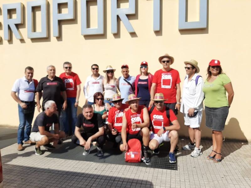 Reggio, resoconto partenza “Lunga Marcia” Filt-Cgil