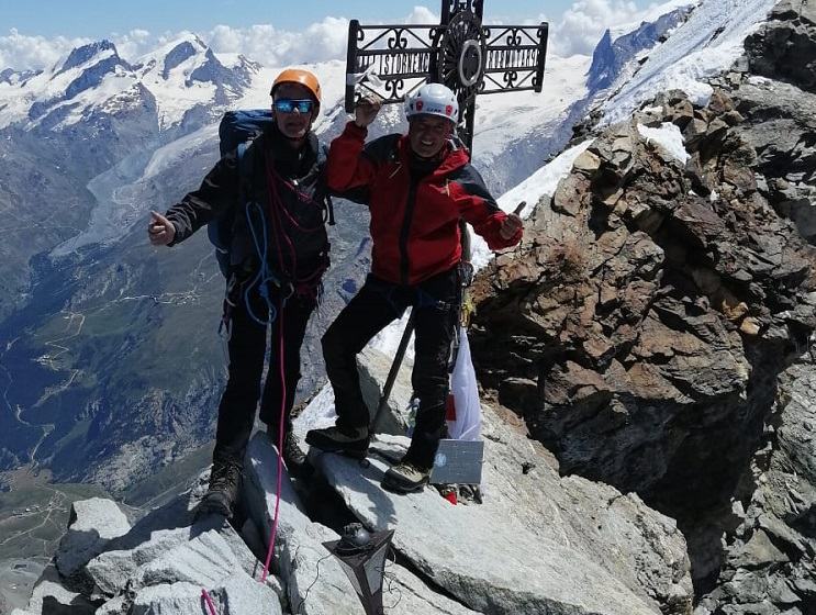 Due alpinisti reggini in vetta al Cervino
