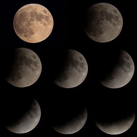 Eclissi di luna: le diverse fasi immortalate da un lettore