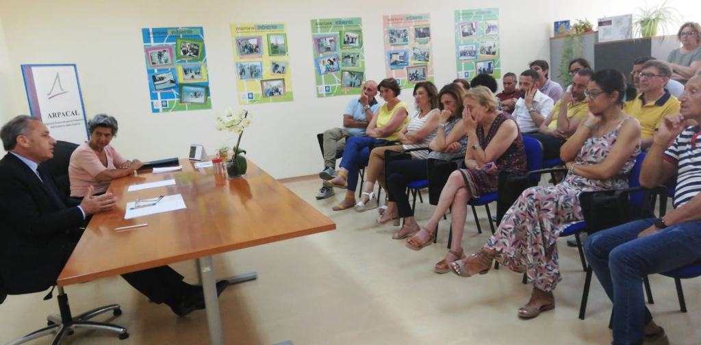 Arpacal: il Direttore Pappaterra in visita al Dipartimento di Reggio Calabria
