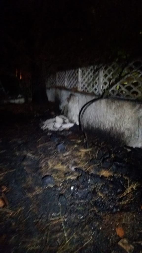 Reggio, incendio distrugge una villetta in periferia – FOTO