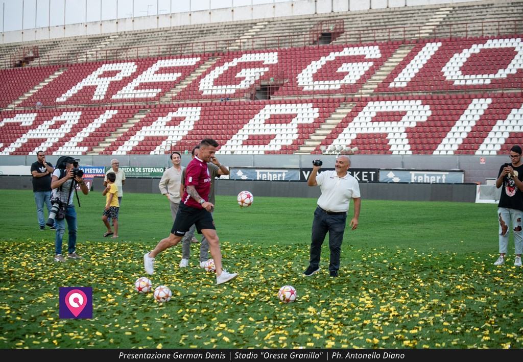 La Reggina su Sky Sport. German Denis è anche questo