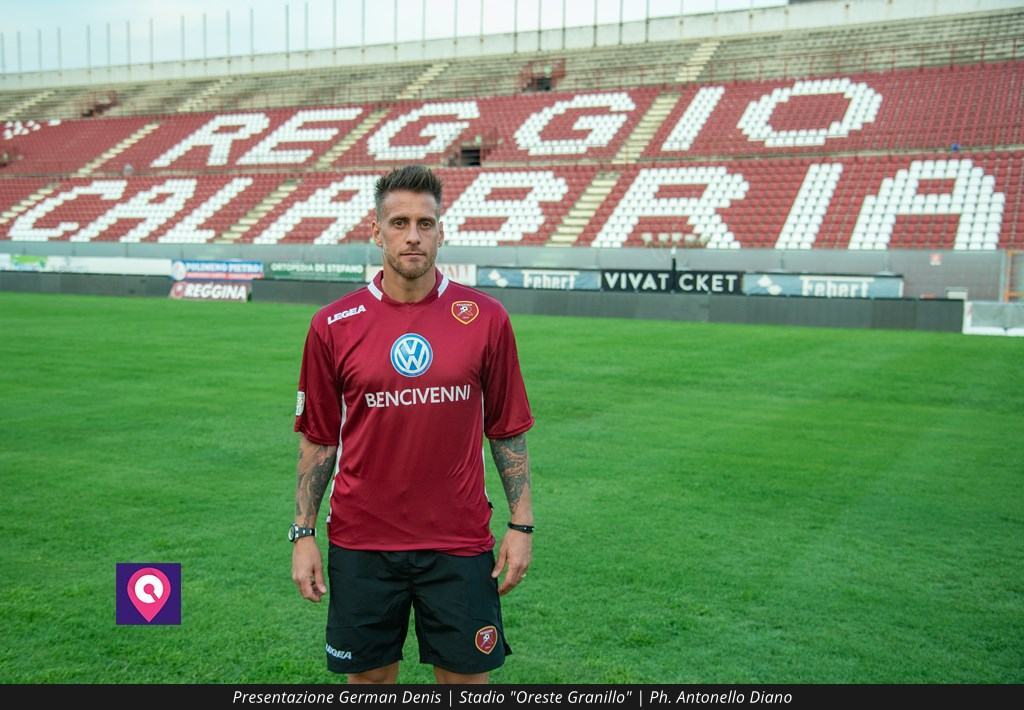 Presentazione ufficiale German Denis alla Reggina Calcio