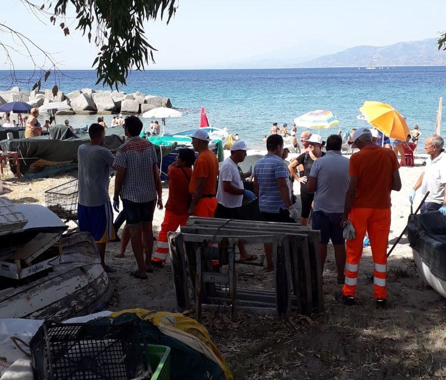 Più telecamere e pulizia straordinaria a Gallico. Neri: “Vicini alla gente per bene” – FOTO