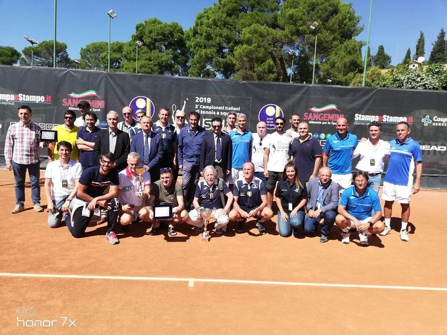 La Toscana si conferma campione d’Italia ai Campionati USSI di Tennis per squadre di giornalisti