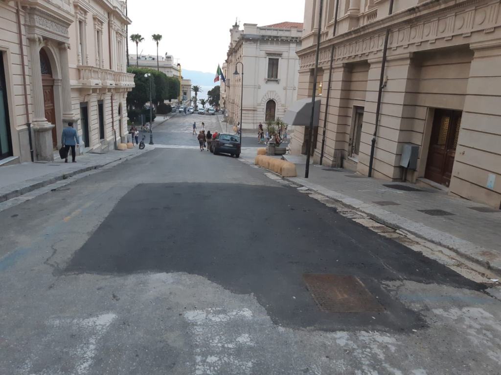 Reggio Calabria, conclusi i lavori vicino Piazza Italia – FOTO