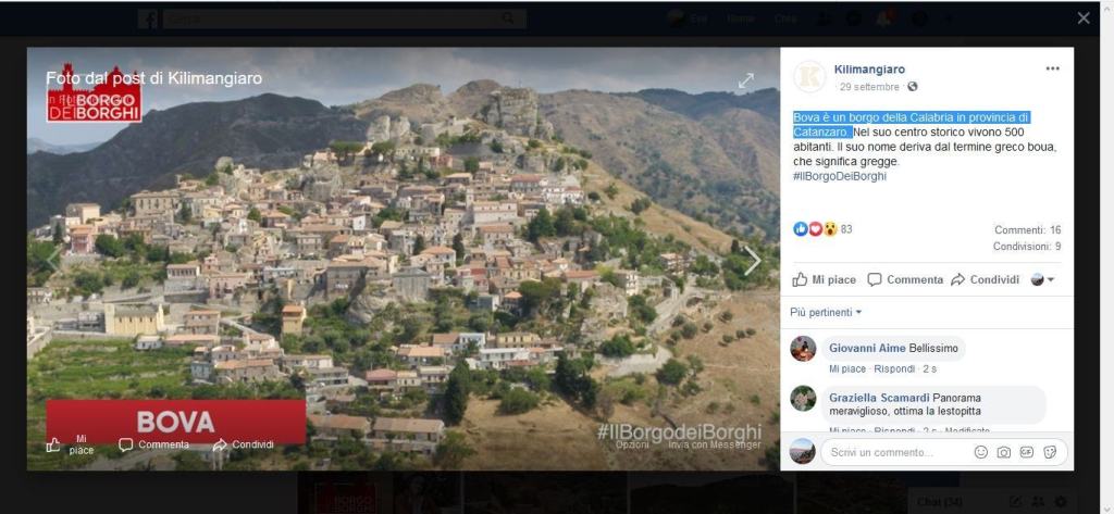 Il Borgo dei Borghi, per la RAI Bova è a Catanzaro