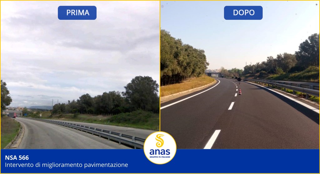 Anas, proseguono i lavori di pavimentazione delle strade reggine – FOTO