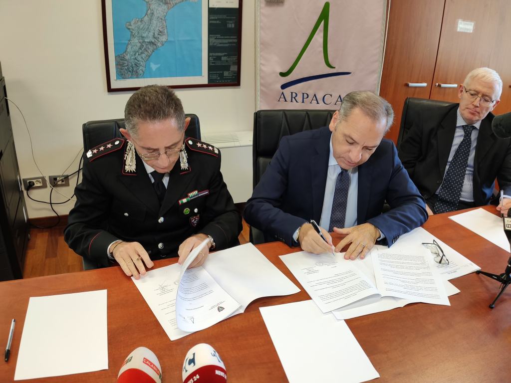Arpacal e Carabinieri forestali: siglato l’accordo per la regione Calabria – FOTO