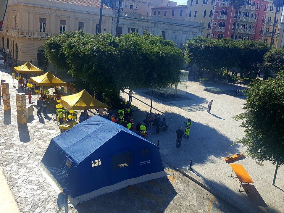 “Io non rischio”, i volontari della Protezione Civile scendono in piazza anche a Reggio