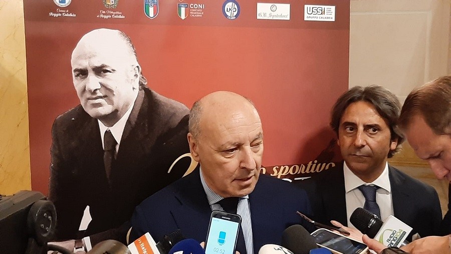 Premio Granillo, Beppe Marotta: ‘Spero la Reggina salga quest’anno in Serie B…’
