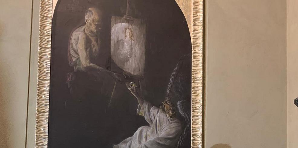 Una pala del pittore reggino Alessandro Allegra nella Cappella degli Artisti