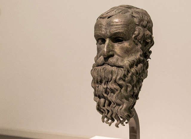 Anche la Testa del Filosofo del Museo di Reggio nel concorso nazionale Art Bonus
