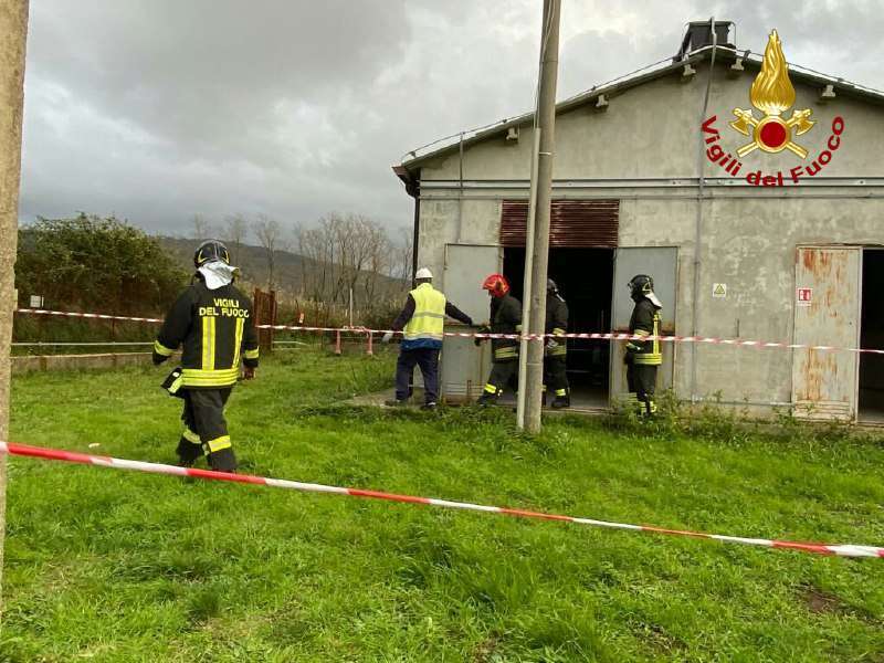 Capistrano: intervento dei Vigili del Fuoco per verifica fuga gas da una cabina