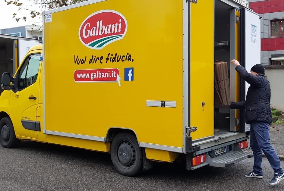 La solidarietà di Galbani arriva a Reggio Calabria